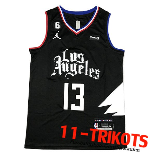Los Angeles Clippers Trikots (GEORGE #13) 2023/24 Schwarz