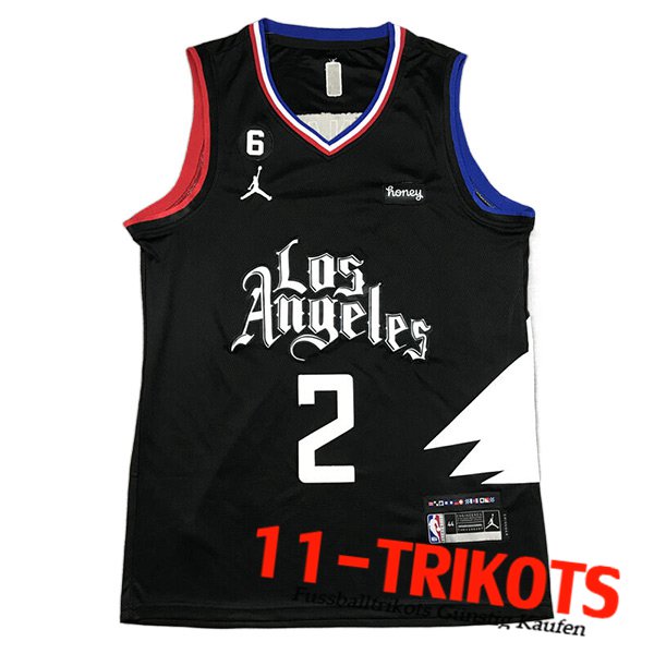Los Angeles Clippers Trikots (LEONARD #2) 2023/24 Schwarz