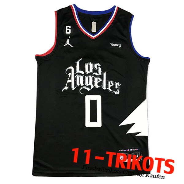 Los Angeles Clippers Trikots (WESTBROOK #0) 2023/24 Schwarz -02