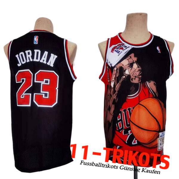 Chicago Bulls Trikots (JORDAN #23) 2023/24 Schwarz -04