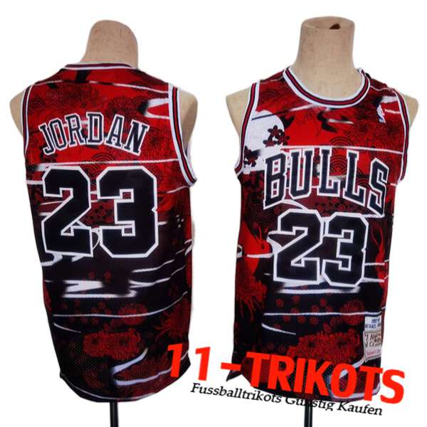 Chicago Bulls Trikots (JORDAN #23) 2023/24 Schwarz/Rot -02