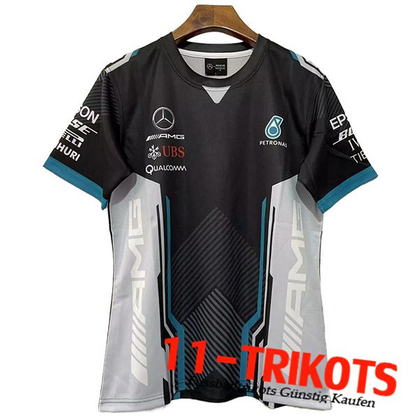 Mercedes Benz Team T-Shirt F1 Schwarz/Grau 2023