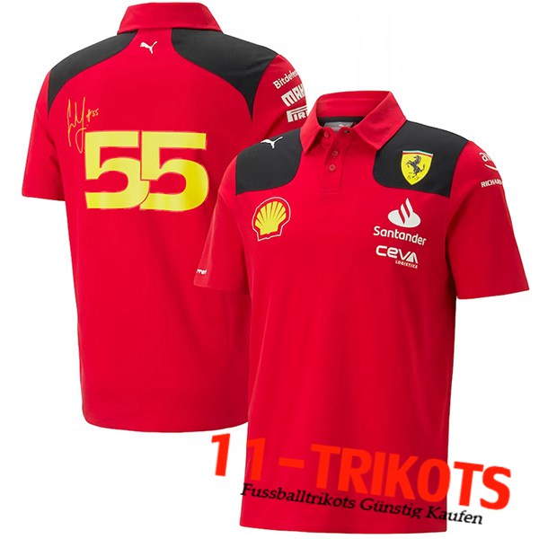 Scuderia Ferrari Team Polo F1 Rot 2023 -02