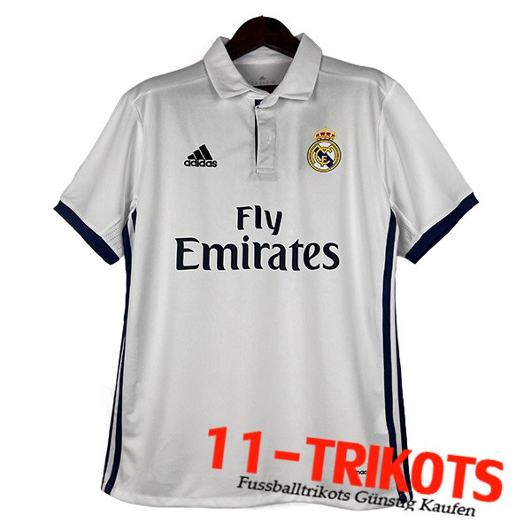 Real Madrid Fussball Trikots Retro Heimtrikot 2016/2017