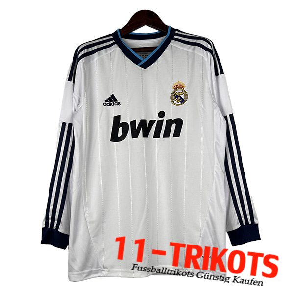 Real Madrid Fussball Trikots Retro Heimtrikot Langarms 2012/2013