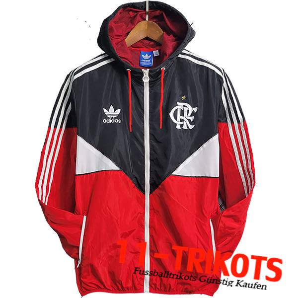 Flamengo Windjacke Rot/Schwarz/Weiß 2023/2024