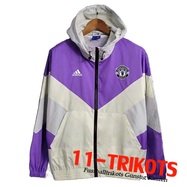 Manchester United Windjacke lila/Grau 2023/2024