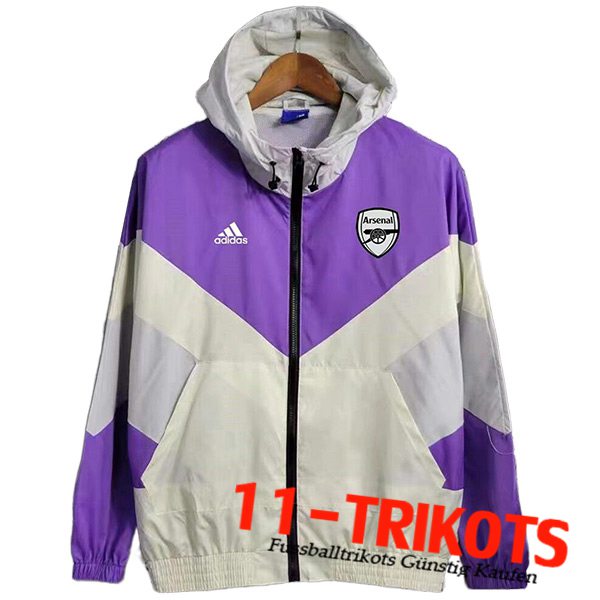 Arsenal Windjacke lila/Grau 2023/2024