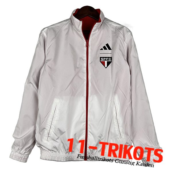 Sao Paulo FC Windjacke Weiß 2023/2024 -05