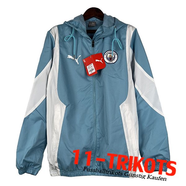 Manchester City Windjacke Hellblau 2023/2024 -02