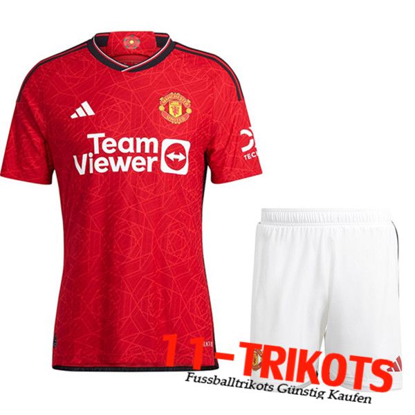 Manchester United Fussball Trikots Heimtrikot + Shorts 2023/2024