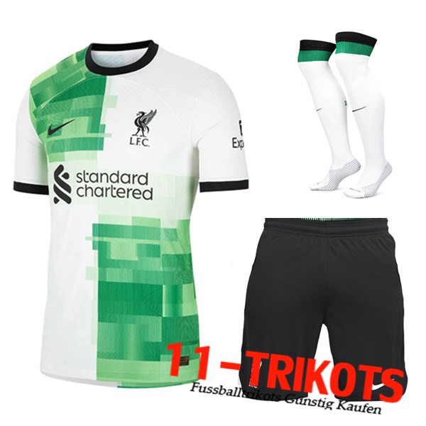 FC Liverpool Fussball Trikots Auswärtstrikot (Shorts + Socken) 2023/2024