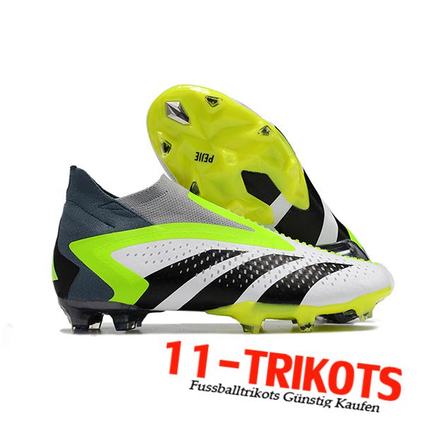Adidas Fussballschuhe Predator Accuracy+ FG Boots Grau/Grün