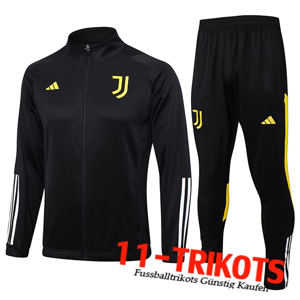 Juventus Trainingsanzug (Jacke) Schwarz 2023/2024