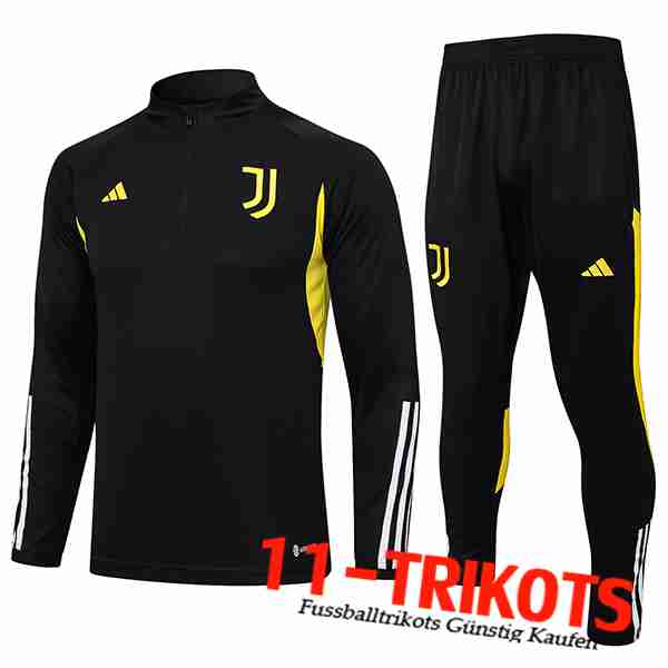 Juventus Trainingsanzug Schwarz 2023/2024 -02