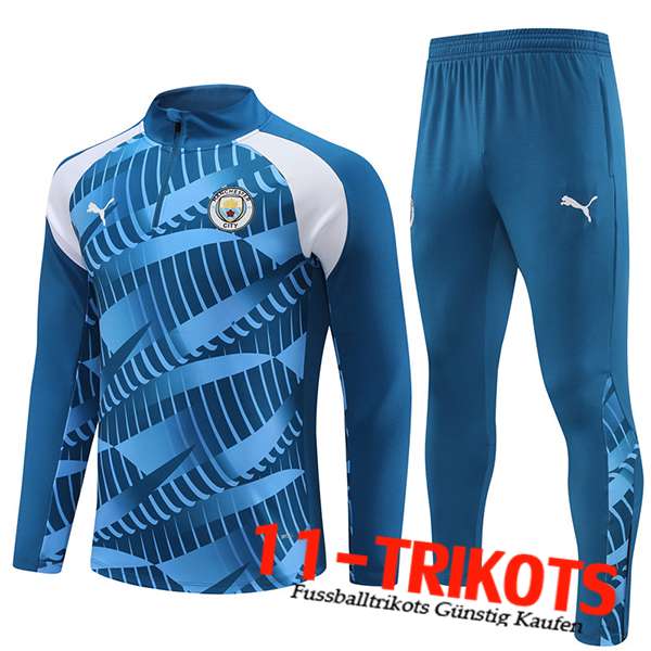 Manchester City Trainingsanzug Blau 2023/2024