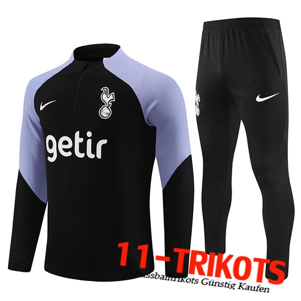 Tottenham Hotspur Trainingsanzug Schwarz 2023/2024