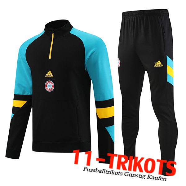 Bayern München Trainingsanzug (Jacke) Schwarz 2023/2024 -03