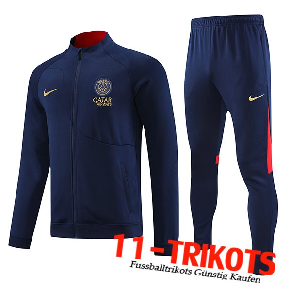 PSG Trainingsanzug (Jacke) Navy blau 2023/2024 -02