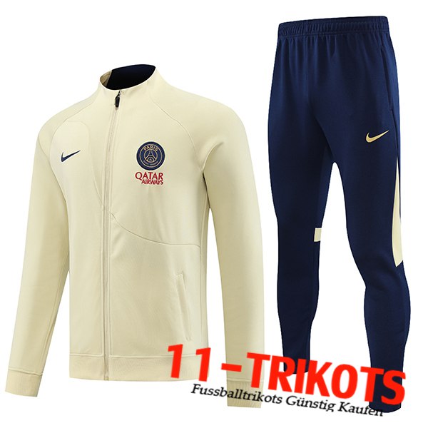 PSG Trainingsanzug (Jacke) Weiß 2023/2024 -03