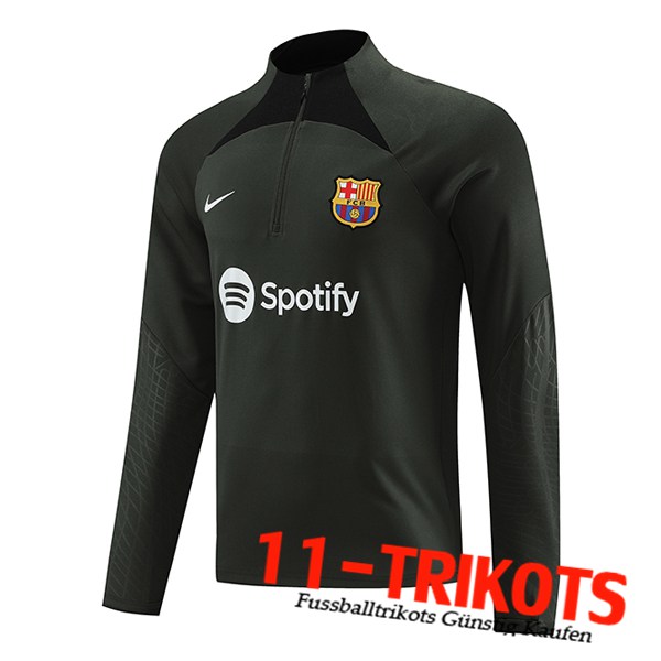 FC Barcellona Training Sweatshirt Grün 2023/2024 -02