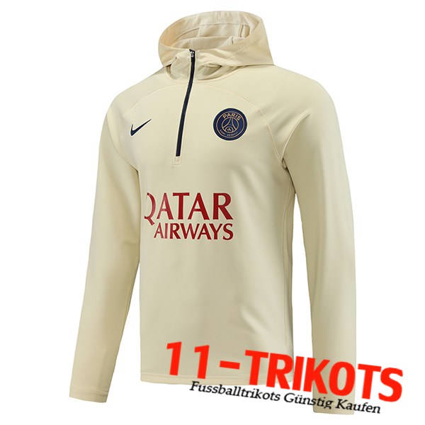 PSG Training Sweatshirt Mit Kapuze Weiß 2023/2024