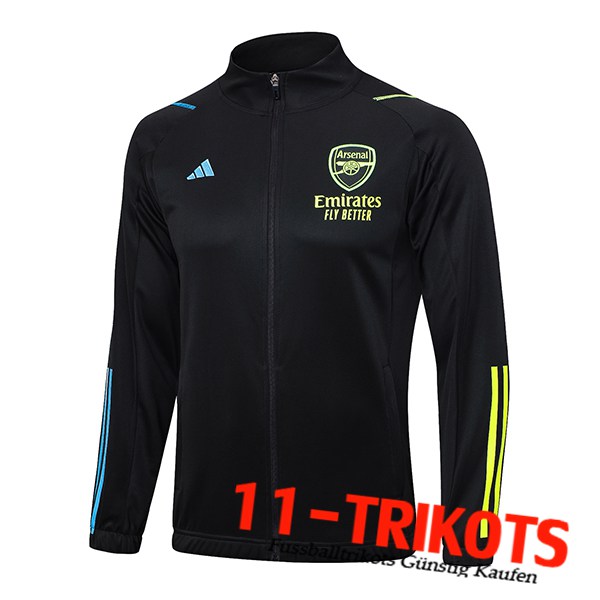 Arsenal Trainingsjacke Schwarz 2023/2024