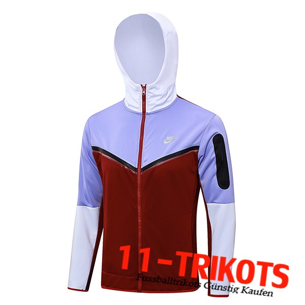 Nike Trainingsjacke Mit Kapuze Rot/lila 2023/2024 -02