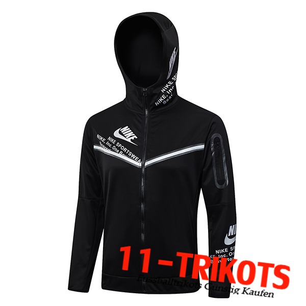 Nike Trainingsjacke Mit Kapuze Schwarz 2023/2024 -02