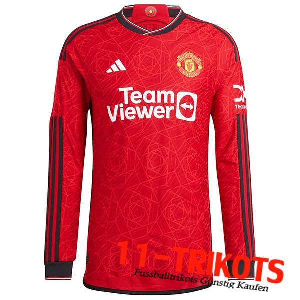 Manchester United Fussball Trikots Heimtrikot Langarm 2023/2024