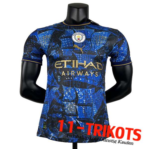Manchester City Fussball Trikots Special Edition Blau 2023/2024