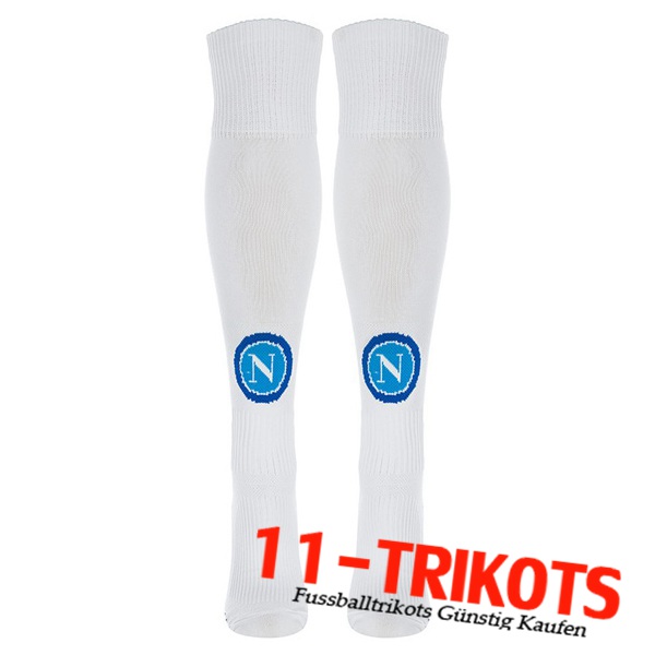 SSC Neapel Fussball Socken Auswärtstrikot 2023/2024