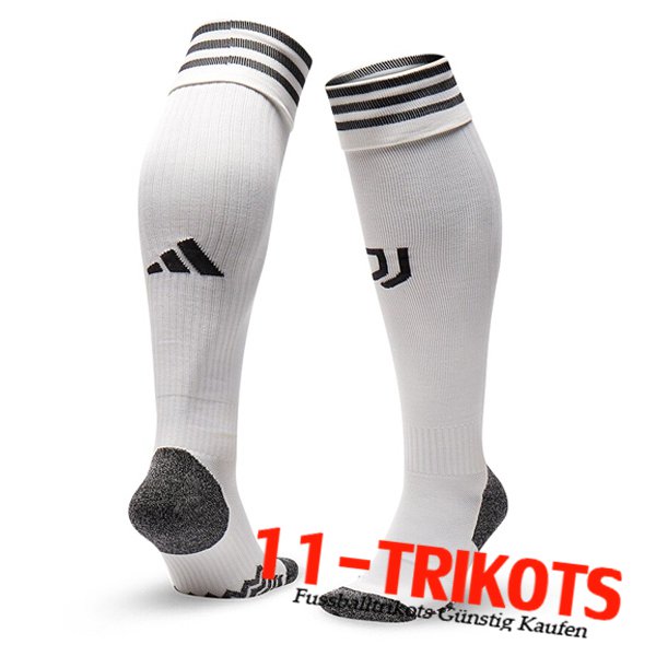 Juventus Fussball Socken Auswärtstrikot 2023/2024