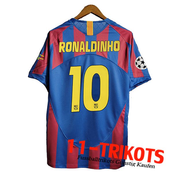 FC Barcelona Retro 10#RONALDINHO Heimtrikot 2005/2006