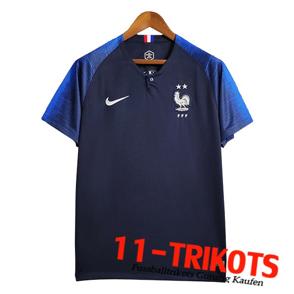 Frankreich Retro Heimtrikot 2018