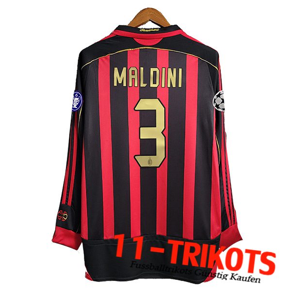 AC Milan Retro 3#MALDINI Heimtrikot 2006/2007