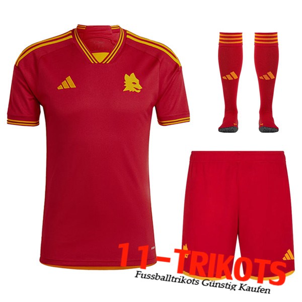 AS Rom Heimtrikot (Shorts + Socken) 2023/2024