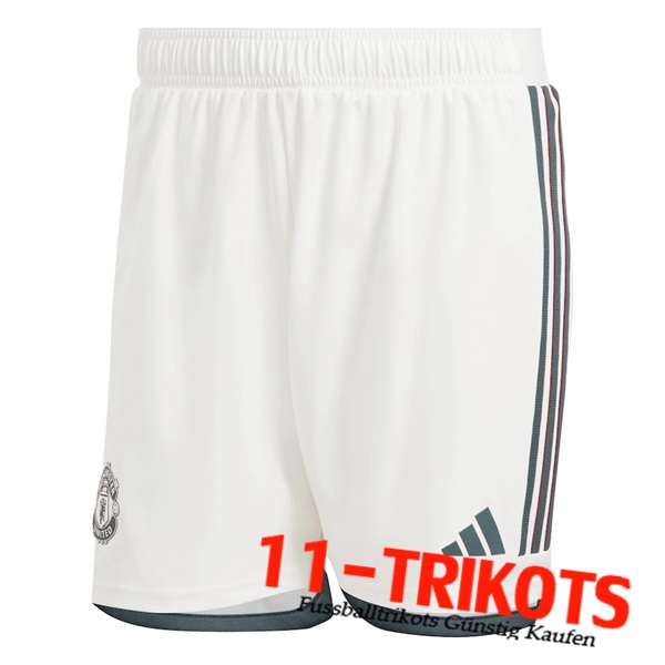 Manchester United Fussball Shorts Auswärtstrikot 2023/2024