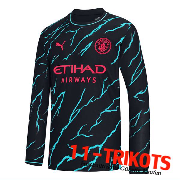 Manchester City Third Trikot Langarm 2023/2024