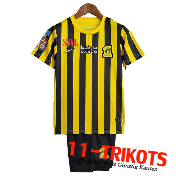 Neues Al-Ittihad Kinder Heimtrikot 2023/2024