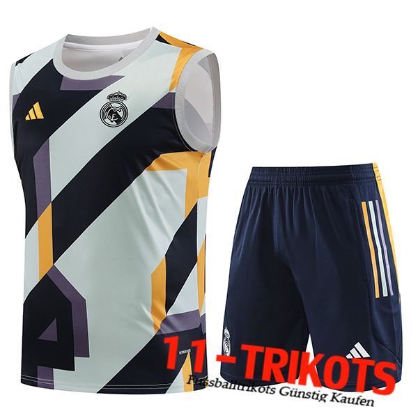 Real Madrid Trainings-Tanktop + Shorts Grün 2023/2024 -03