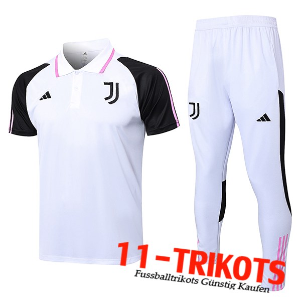 Juventus Poloshirt Weiß 2023/2024