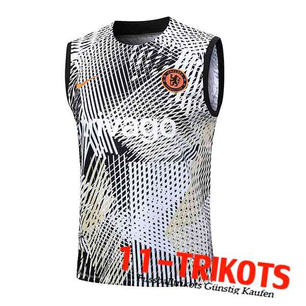 FC Chelsea Trainings-Tanktop Gelb 2023/2024 -02