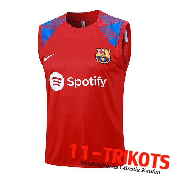 FC Barcellona Trainings-Tanktop Rot 2023/2024 -02