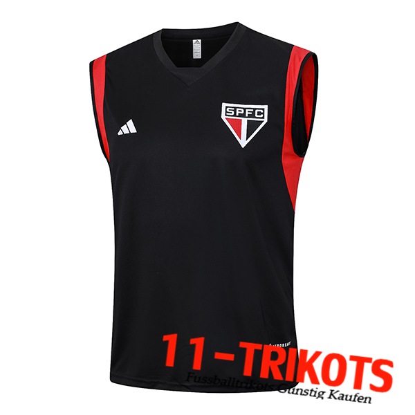 Sao Paulo FC Trainings-Tanktop Schwarz 2023/2024