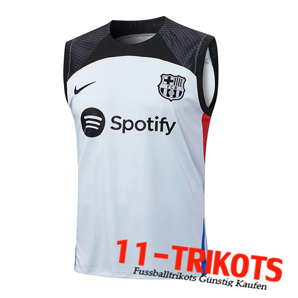 FC Barcellona Trainings-Tanktop Grau 2023/2024 -02