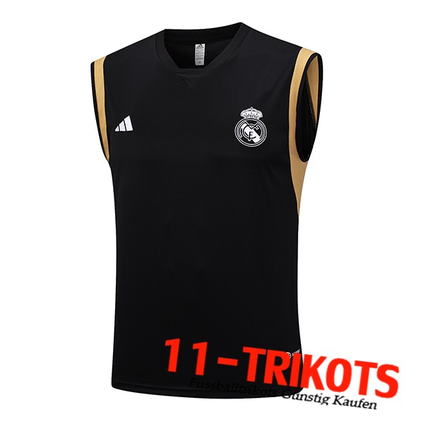 Real Madrid Trainings-Tanktop Schwarz 2023/2024 -03