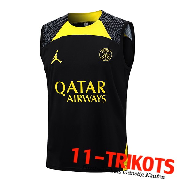 PSG Trainings-Tanktop Schwarz 2023/2024