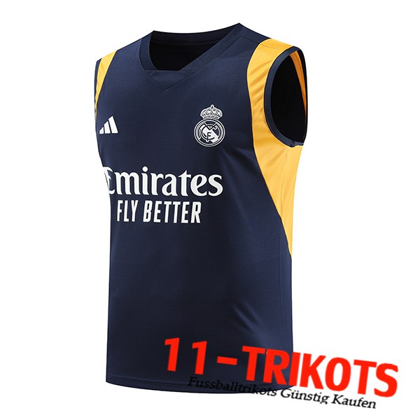 Real Madrid Trainings-Tanktop Navy blau 2023/2024