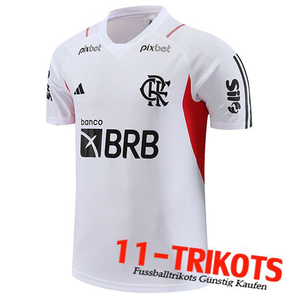 Flamengo Trainingstrikot Weiß 2023/2024 -03